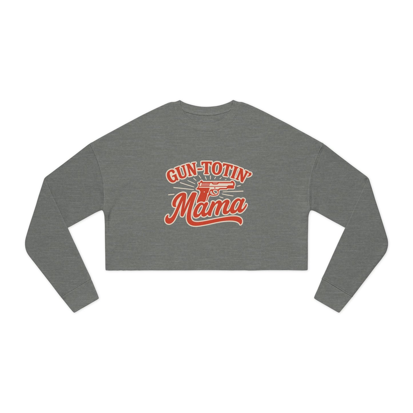 Gun-Totin’ Mama Cropped Long Sleeves