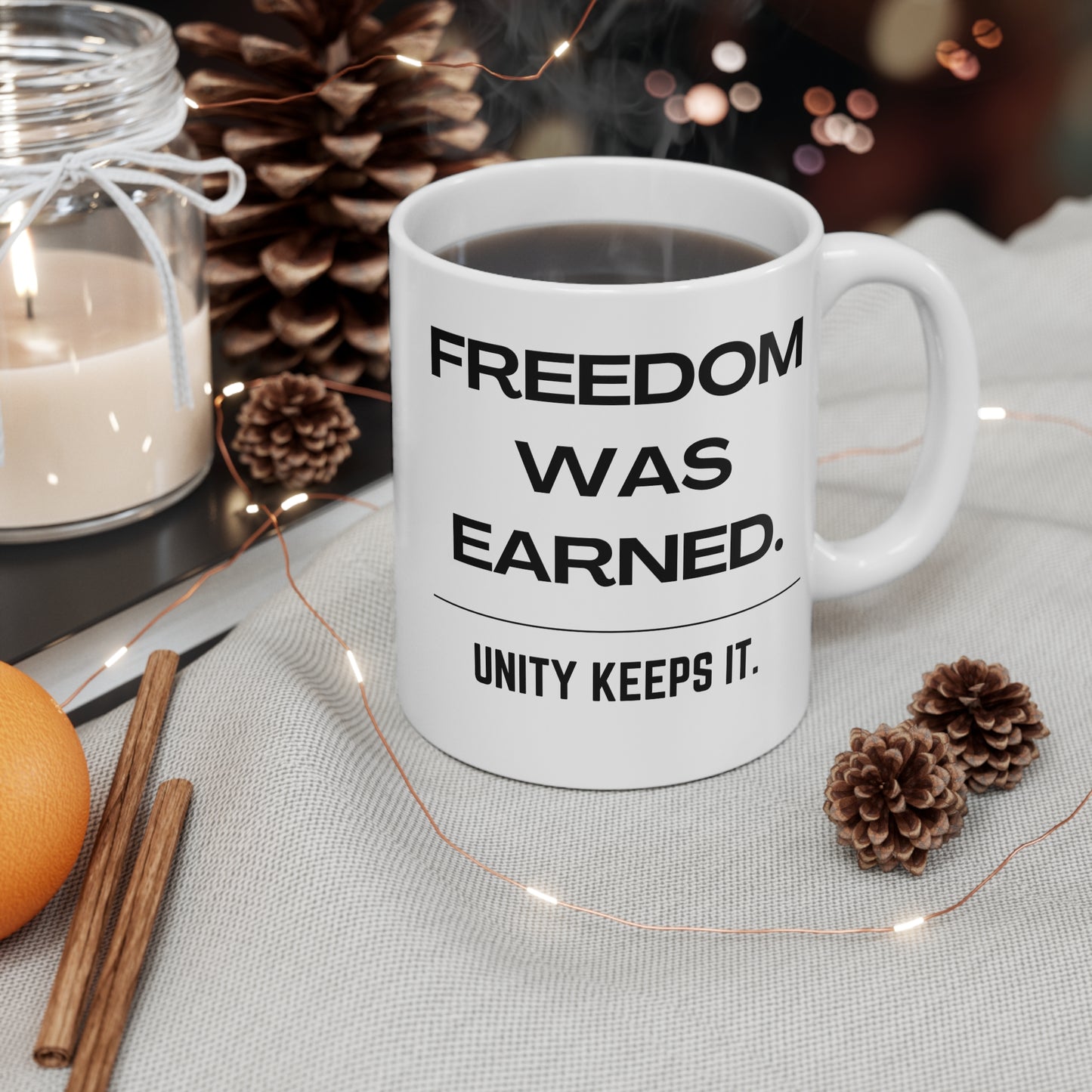 Freedom Was Earned Mug