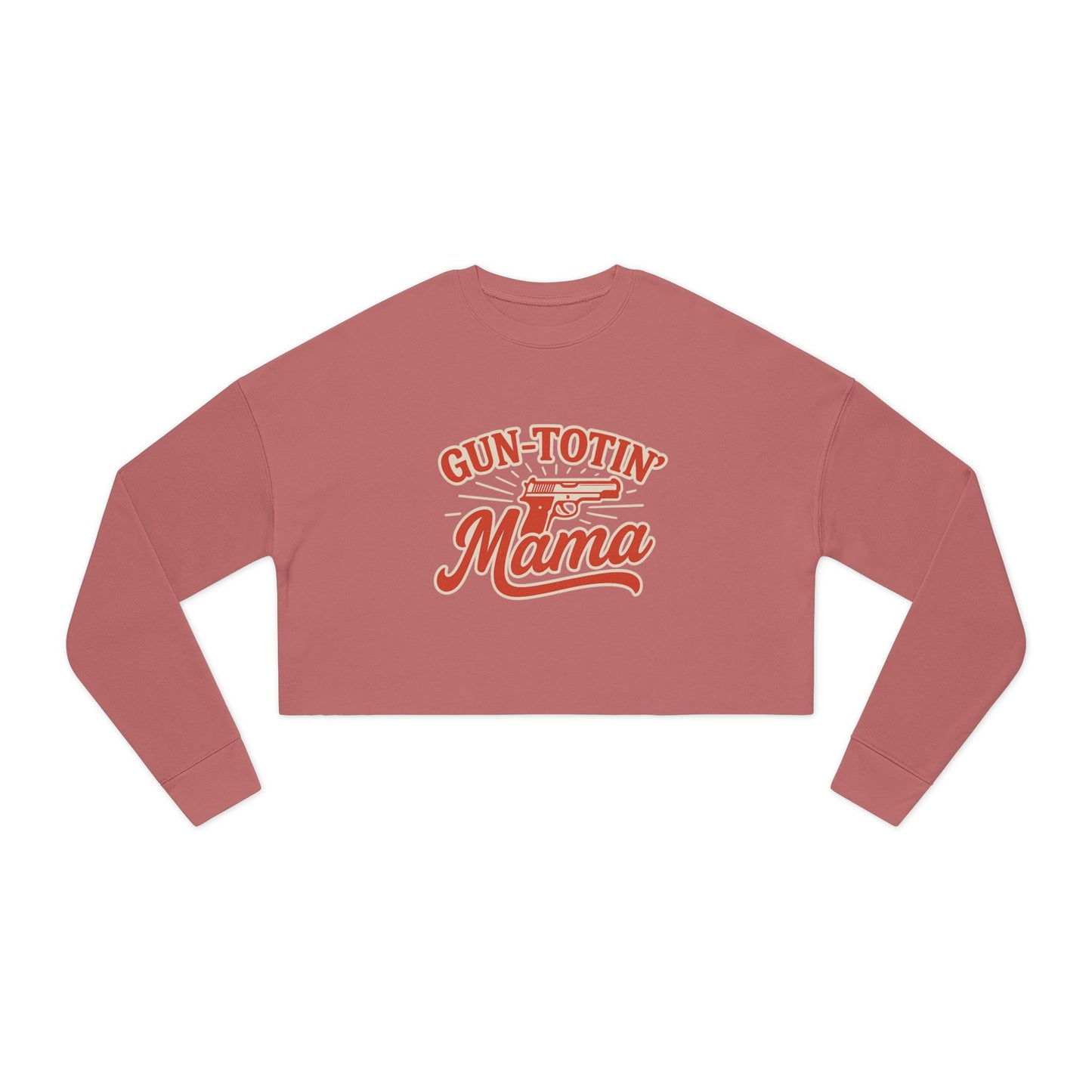Gun-Totin’ Mama Cropped Long Sleeves