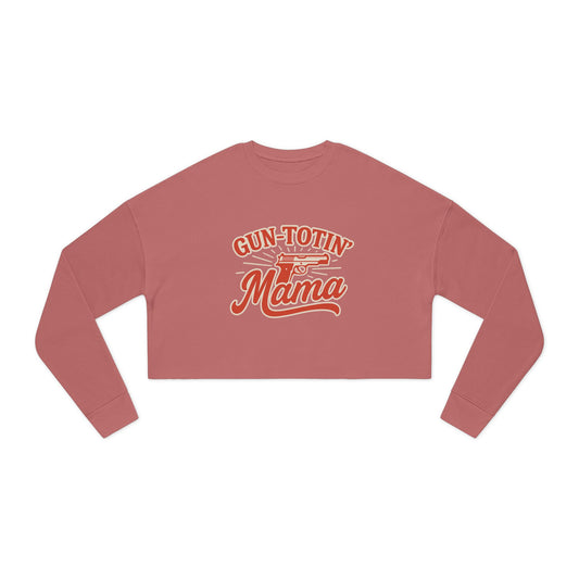 Gun-Totin’ Mama Cropped Long Sleeves
